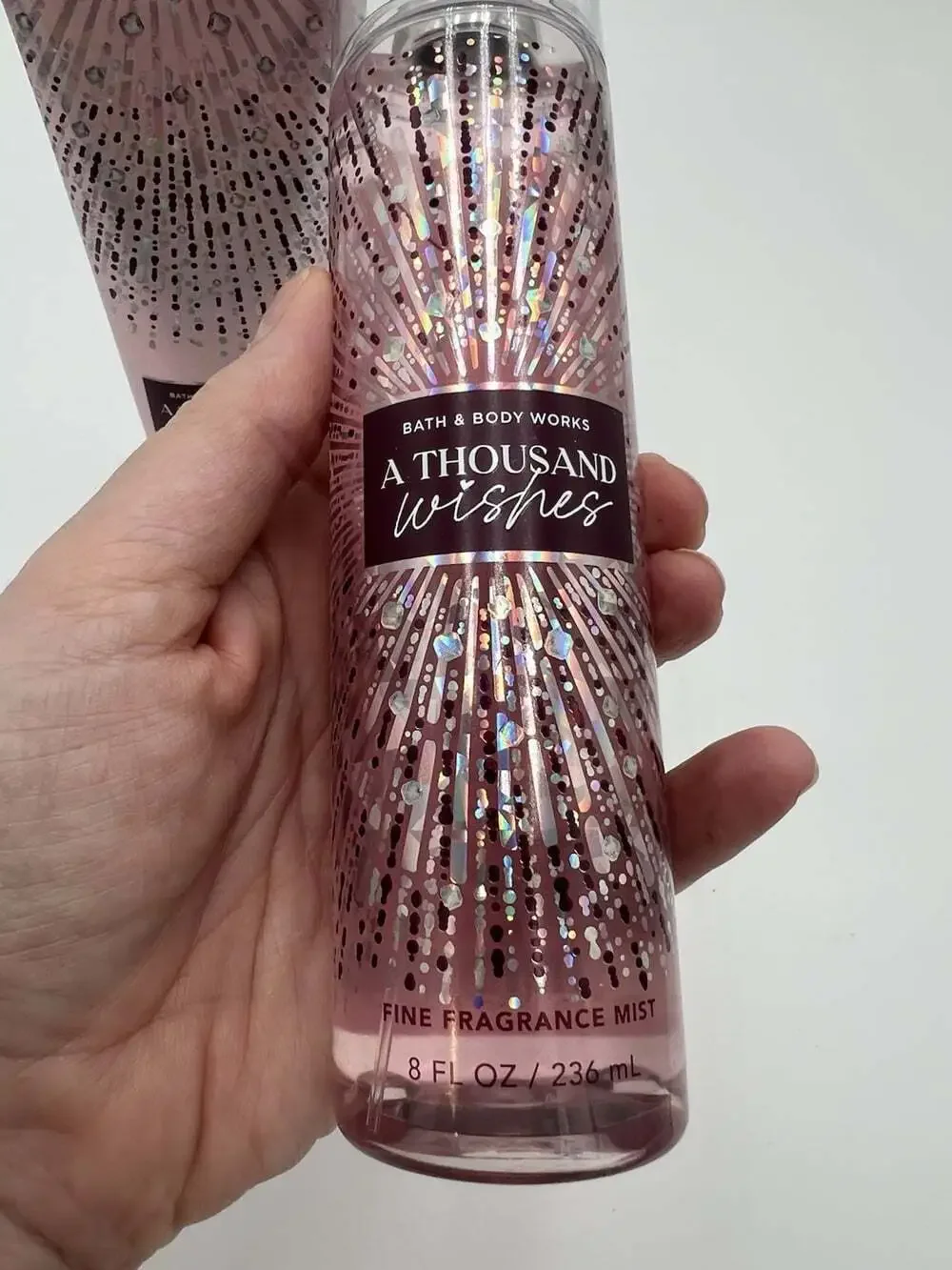 NEW Set Of 2 Bath Body Works Thousand Wishes Fragrance Mist 8oz Body Cream 8oz